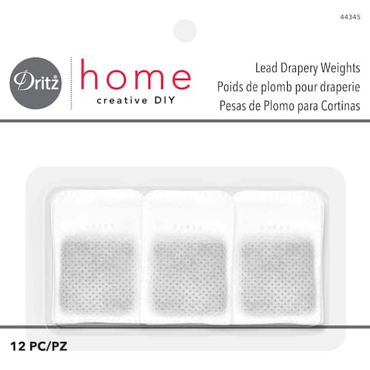 Dritz&#xAE; Home Covered Lead Drapery Weights, 12ct.